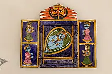 कथनिक ☀ Kaavad a Wooden Shrine { Single piece } ~ 127